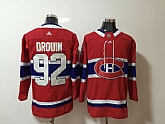 Montreal Canadiens #92 Jonathan Drouin Red Adidas Stitched Jersey,baseball caps,new era cap wholesale,wholesale hats