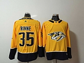 Nashville Predators #35 Pekka Rinne Yellow Adidas Stitched Jersey,baseball caps,new era cap wholesale,wholesale hats