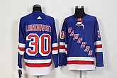 New York Rangers #30 Henrik Lundqvist Blue Adidas Stitched Jersey,baseball caps,new era cap wholesale,wholesale hats