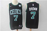 Nike Boston Celtics #7 Jaylen Brown Black Swingman Stitched NBA Jersey,baseball caps,new era cap wholesale,wholesale hats