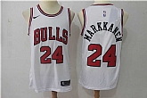 Nike Chicago Bulls #24 Laur Markkanen White Swingman Stitched NBA Jersey,baseball caps,new era cap wholesale,wholesale hats
