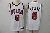 Nike Chicago Bulls #8 Zach Lavine White Swingman Stitched NBA Jersey,baseball caps,new era cap wholesale,wholesale hats