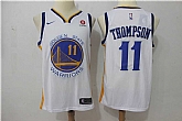 Nike Golden State Warriors #11 Klay Thompson White Swingman Stitched NBA Jersey,baseball caps,new era cap wholesale,wholesale hats