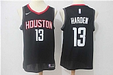Nike Houston Rockets #13 James Harden Black Swingman Stitched NBA Jersey(Without The Sponsor Logo),baseball caps,new era cap wholesale,wholesale hats