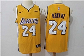 Nike Los Angeles Lakers #24 Kobe Bryant Yellow Swingman Stitched NBA Jersey,baseball caps,new era cap wholesale,wholesale hats
