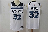 Nike Minnesota Timberwolves #32 Karl-Anthony Towns White Swingman Stitched NBA Jersey,baseball caps,new era cap wholesale,wholesale hats