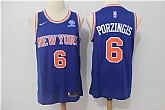Nike New York Knicks #6 Kristaps Porzingis Blue Swingman Stitched NBA Jersey,baseball caps,new era cap wholesale,wholesale hats