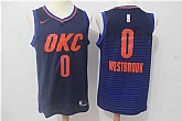 Nike Oklahoma City Thunder #0 Russell Westbrook Navy Swingman Stitched NBA Jersey,baseball caps,new era cap wholesale,wholesale hats