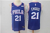 Nike Philadelphia 76ers #21 Joel Embiid Blue Swingman Stitched NBA Jersey,baseball caps,new era cap wholesale,wholesale hats