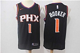 Nike Phoenix Suns #1 Devin Booker Black Swingman Stitched NBA Jersey,baseball caps,new era cap wholesale,wholesale hats