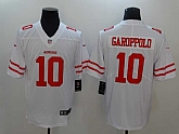 Nike San Francisco 49ers #10 Jimmy Garoppolo White Vapor Untouchable Player Limited Jerseys,baseball caps,new era cap wholesale,wholesale hats