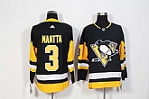 Pittsburgh Penguins #3 Olli Maatta Black Adidas Stitched Jersey,baseball caps,new era cap wholesale,wholesale hats