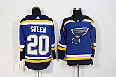 St. Louis Blues #20 Alexander Steen Blue Adidas Stitched Jersey,baseball caps,new era cap wholesale,wholesale hats