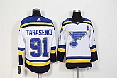 St. Louis Blues #91 Vladimir Tarasenko White Adidas Stitched Jersey,baseball caps,new era cap wholesale,wholesale hats