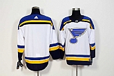 St. Louis Blues Blank White Adidas Stitched Jersey,baseball caps,new era cap wholesale,wholesale hats