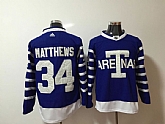 Toronto Maple Leafs #34 Auston Matthews Blue 1918 Arenas Throwback Adidas Stitched Jersey,baseball caps,new era cap wholesale,wholesale hats