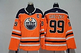 Women Edmonton Oilers #99 Wayne Gretzky Orange Adidas Jersey,baseball caps,new era cap wholesale,wholesale hats