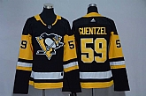 Women Pittsburgh Penguins #59 Jake Guentzel Black Adidas Jersey,baseball caps,new era cap wholesale,wholesale hats
