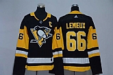 Women Pittsburgh Penguins #66 Mario Lemieux Black Adidas Jersey,baseball caps,new era cap wholesale,wholesale hats