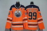Youth Edmonton Oilers #99 Wayne Gretzky Orange Adidas Jersey,baseball caps,new era cap wholesale,wholesale hats
