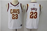 Youth Nike Cleveland Cavaliers #23 LeBron James White Swingman Stitched NBA Jersey