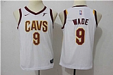 Youth Nike Cleveland Cavaliers #9 Dwyane Wade White Swingman Stitched NBA Jersey,baseball caps,new era cap wholesale,wholesale hats
