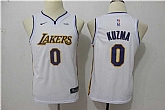 Youth Nike Los Angeles Lakers #0 Kyle Kuzma White Swingman Stitched NBA Jersey,baseball caps,new era cap wholesale,wholesale hats