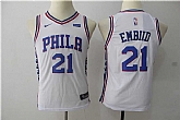 Youth Nike Philadelphia 76ers #21 Joel Embiid White Swingman Stitched NBA Jersey,baseball caps,new era cap wholesale,wholesale hats