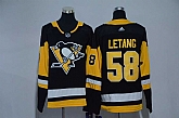 Youth Pittsburgh Penguins #58 Kris Letang Black Adidas Jersey,baseball caps,new era cap wholesale,wholesale hats