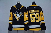Youth Pittsburgh Penguins #59 Jake Guentzel Black Adidas Jersey,baseball caps,new era cap wholesale,wholesale hats