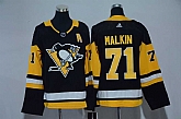 Youth Pittsburgh Penguins #71 Evgeni Malkin Black Adidas Jersey,baseball caps,new era cap wholesale,wholesale hats