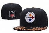 Steelers Team Logo Black Fitted Hat LXMY,baseball caps,new era cap wholesale,wholesale hats