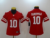 Women Nike San Francisco 49ers #10 Jimmy Garoppolo Red Vapor Untouchable Player Limited Jerseys,baseball caps,new era cap wholesale,wholesale hats
