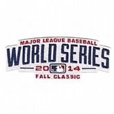 Stitched Baseball 2014 World Series Logo Jersey Sleeve Patch (Kansas City Royals & San Francisco Giants),baseball caps,new era cap wholesale,wholesale hats