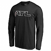 Atlanta Falcons Fresh Logo Black Men's Long Sleeve T-Shirt,baseball caps,new era cap wholesale,wholesale hats