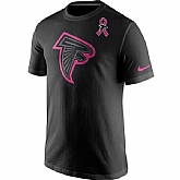 Atlanta Falcons Nike Breast Cancer Awareness Team Travel Performance T-Shirt Black,baseball caps,new era cap wholesale,wholesale hats