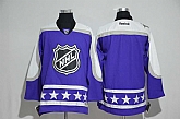 Customized Men's Purple 2017 All-Star Central Division Stitched NHL Jersey