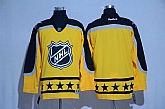 Customized Men's Yellow 2017 All-Star Atlantic Division Stitched NHL Jersey