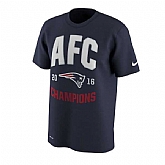 New England Patriots 2016 AFC Champions Navy Short Sleeve T-Shirt,baseball caps,new era cap wholesale,wholesale hats