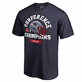 New England Patriots 2016 Confernce Champions Navy Men's Short Sleeve T-Shirt,baseball caps,new era cap wholesale,wholesale hats