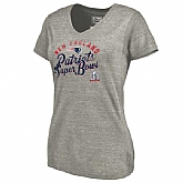 New England Patriots 2017 Super Bowl Li Grey Women's Short Sleeve T-Shirt,baseball caps,new era cap wholesale,wholesale hats