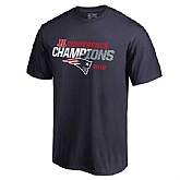 New England Patriots Conference Champions Navy Short Sleeve T-Shirt,baseball caps,new era cap wholesale,wholesale hats
