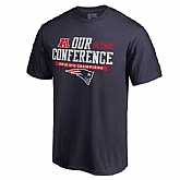 New England Patriots Go Pats 2016 AFC Champions Navy Men's Short Sleeve T-Shirt,baseball caps,new era cap wholesale,wholesale hats