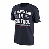 New England Patriots In Control Navy Men's Short Sleeve T-Shirt,baseball caps,new era cap wholesale,wholesale hats