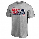 New England Patriots Pro Line by Fanatics Branded Heathered Gray 2016 AFC Conference Champions Trophy Collection Locker Room T-Shirt,baseball caps,new era cap wholesale,wholesale hats