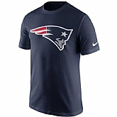 New England Patriots Team Logo Navy Men's Short Sleeve T-Shirt,baseball caps,new era cap wholesale,wholesale hats
