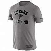 Nike Atlanta Falcons Heathered Gray Training Performance Men's T-Shirt,baseball caps,new era cap wholesale,wholesale hats