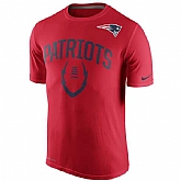 Nike New England Patriots Red Men's T-Shirt,baseball caps,new era cap wholesale,wholesale hats