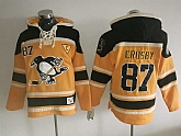 Pittsburgh Penguins #87 Sidney Crosby Orange All Stitched Hooded Sweatshirt,baseball caps,new era cap wholesale,wholesale hats
