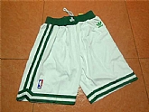 Boston Celtics White New Revolution 30 Shorts,baseball caps,new era cap wholesale,wholesale hats